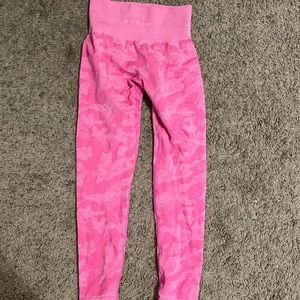 Nvgtn bubblegum pink camo leggings